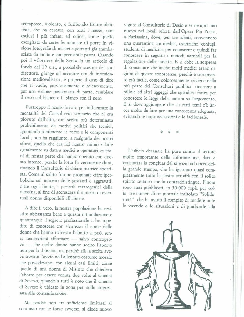 Diossina Seveso - Relazione al raduno dei Decani della Diocesi - Milano 23.9.76