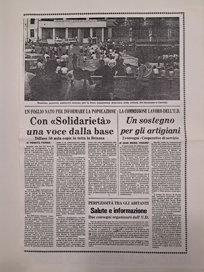 Diossina Seveso - Avvenire [10-07-1977]
