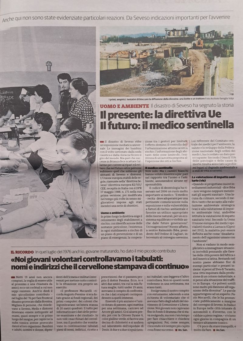 Diossina Seveso - Il Cittadino 29-05-2016 Diossina Seveso - Il Cittadino 29-05-2016