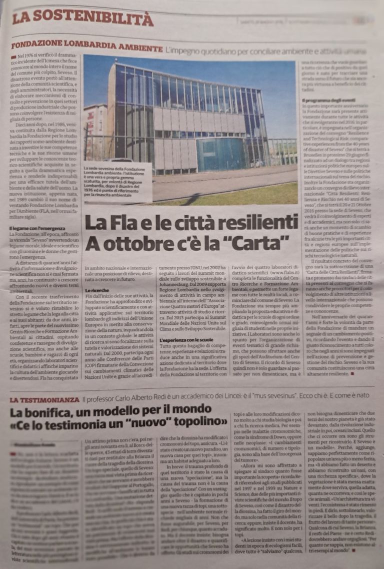 Diossina Seveso - Il Cittadino 29-05-2016 Diossina Seveso - Il Cittadino 29-05-2016